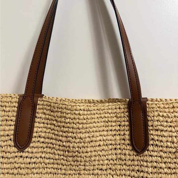 Michael Kors Tan and Brown Leather Tote Bag - Picture 8 of 8